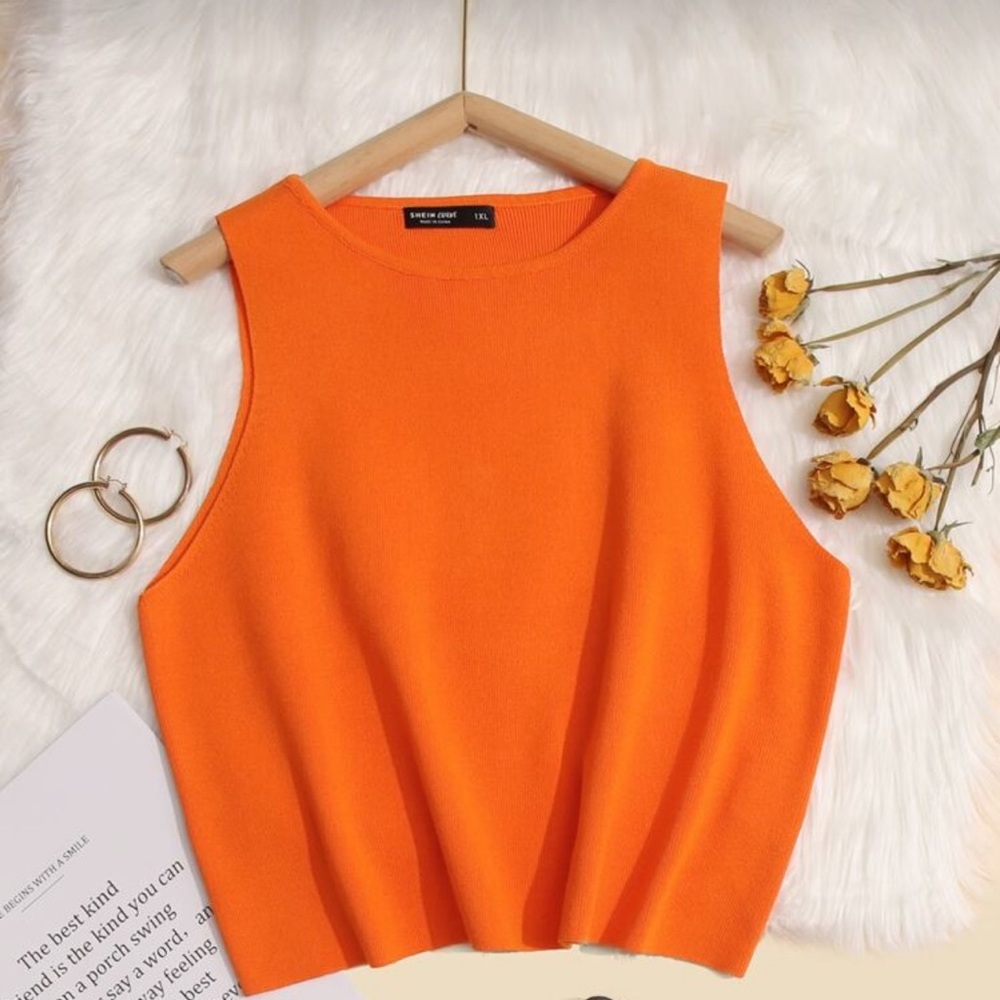 Orange Tank Top